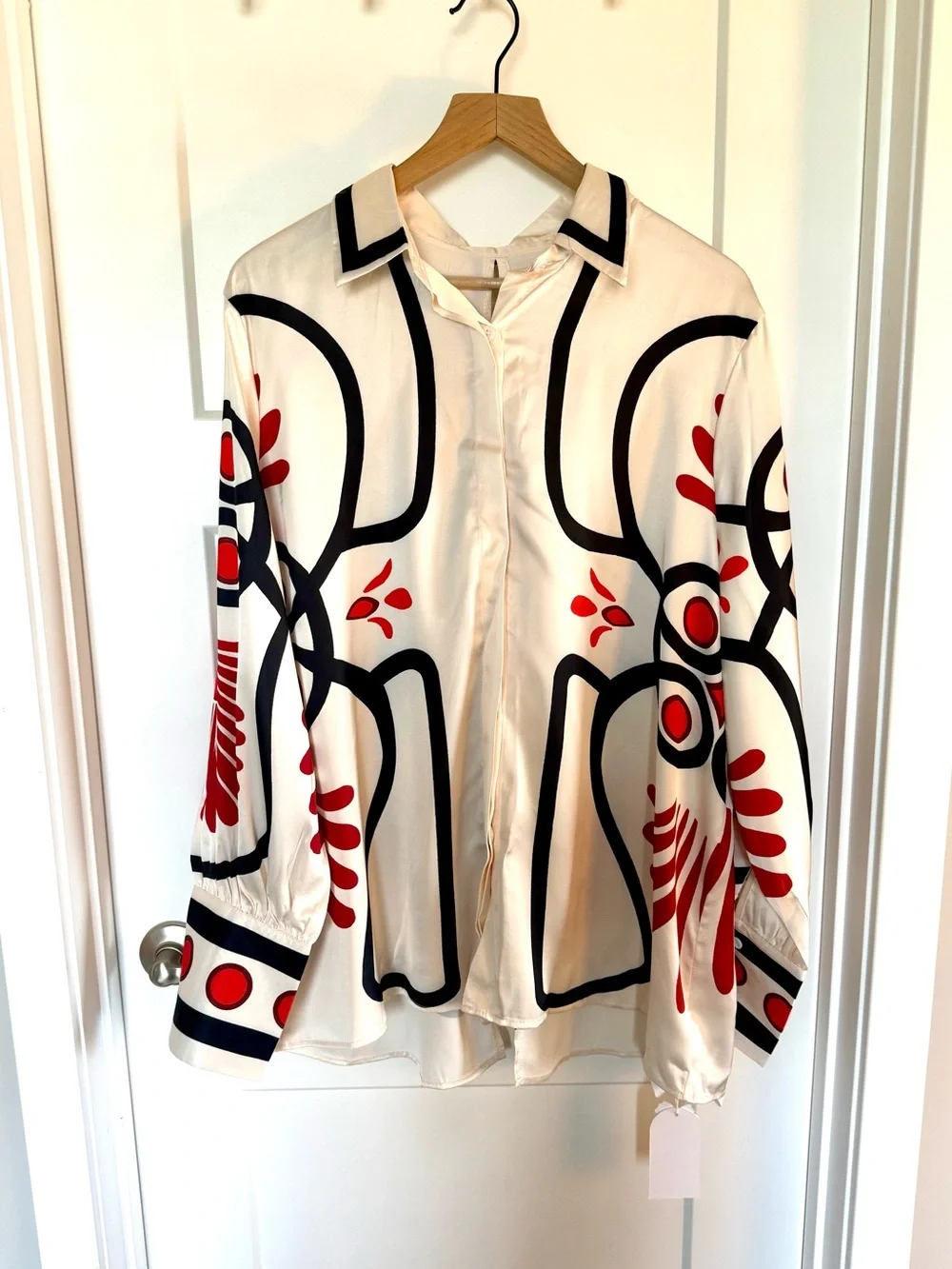 Amaranta graphic-print shirt & trousers matching set